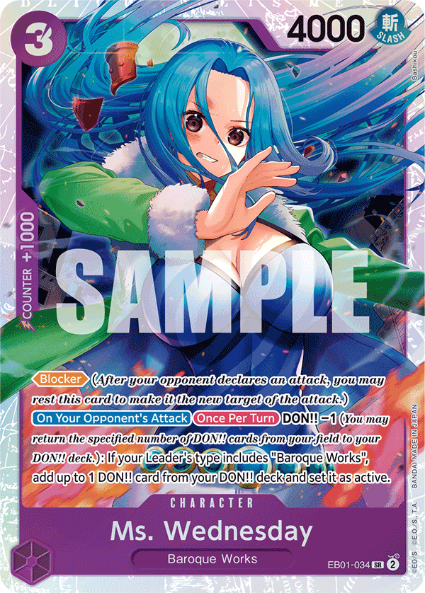 Ms. Wednesday · SR/P · Memorial Collection · EB01-034
