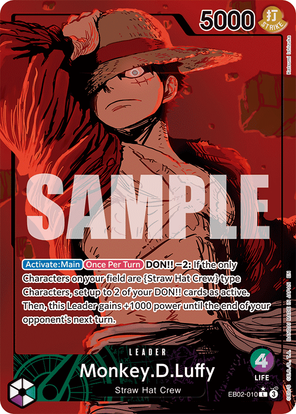 Monkey.D.Luffy, illustrated by Hokuyuu