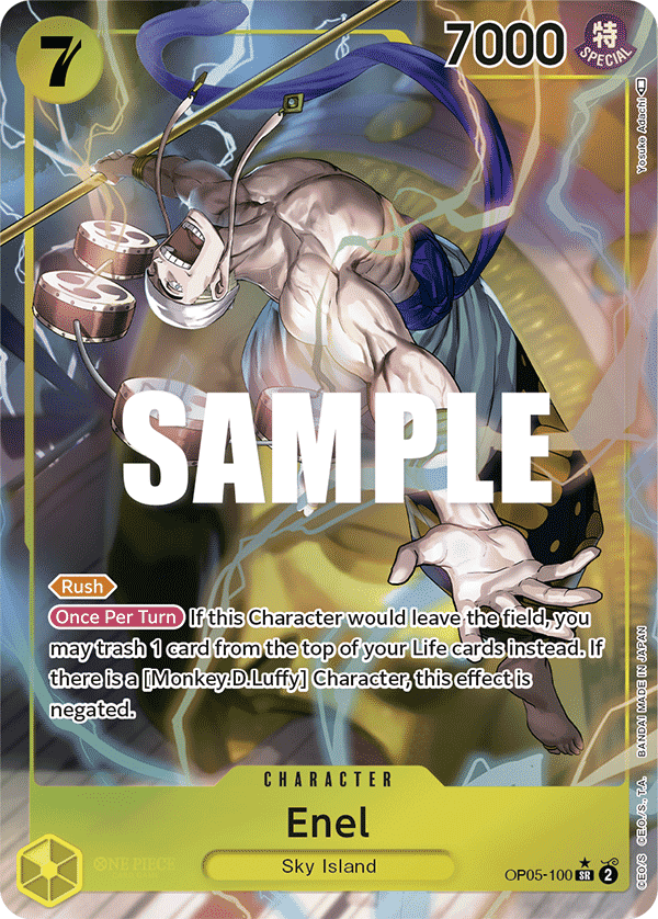 Enel, illustrated by Yosuke Adachi