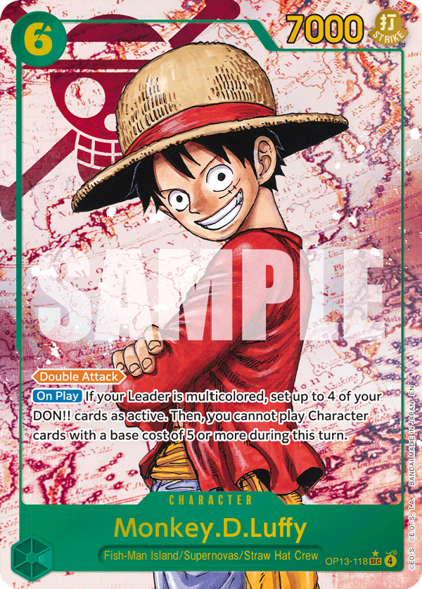 Monkey.D.Luffy, illustrated by Makitoshi