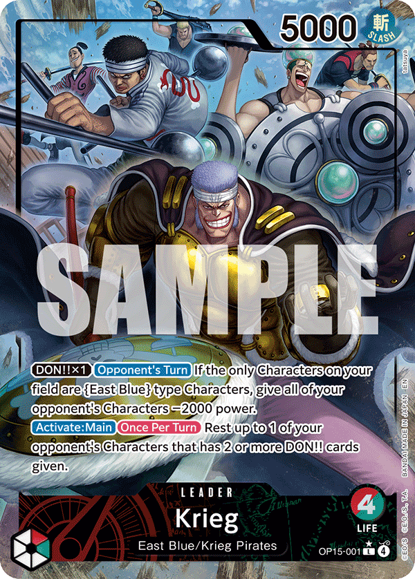 OP15-001, illustrated by tatsuya