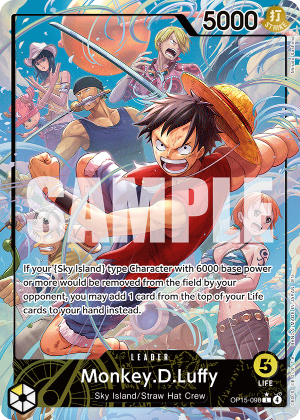 OP15-098, illustrated by Minato Sashima